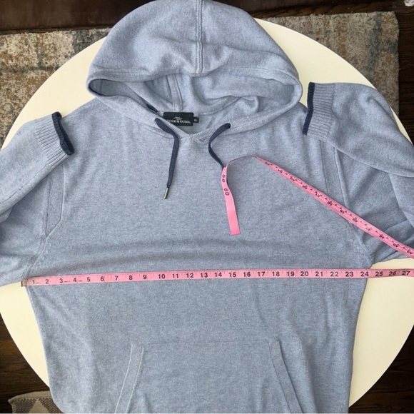 Rodd & Gunn Kingsley Park Sweater Size XL Blue Hooded - Picture 3 of 7